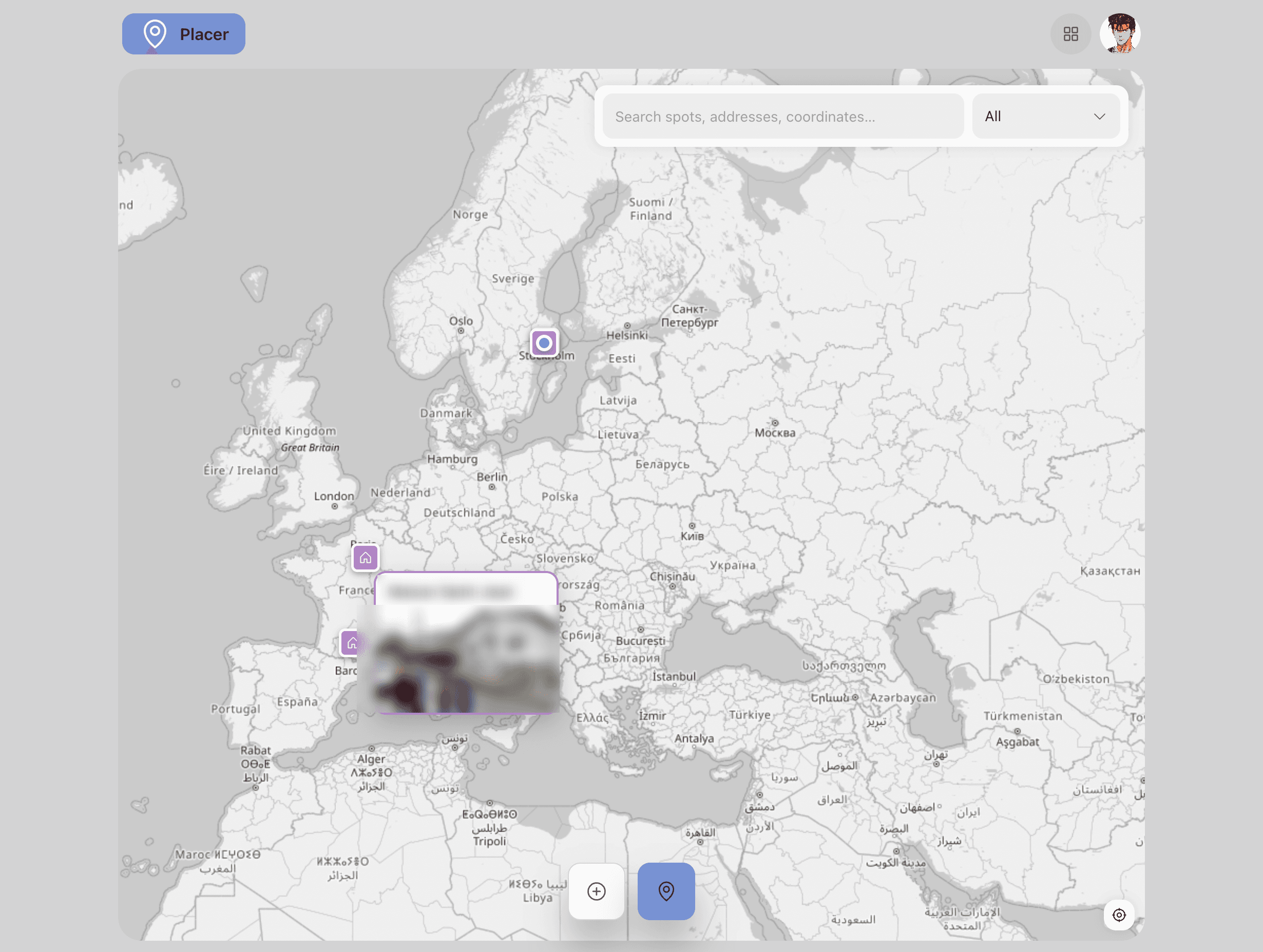 Placer screenshot 1