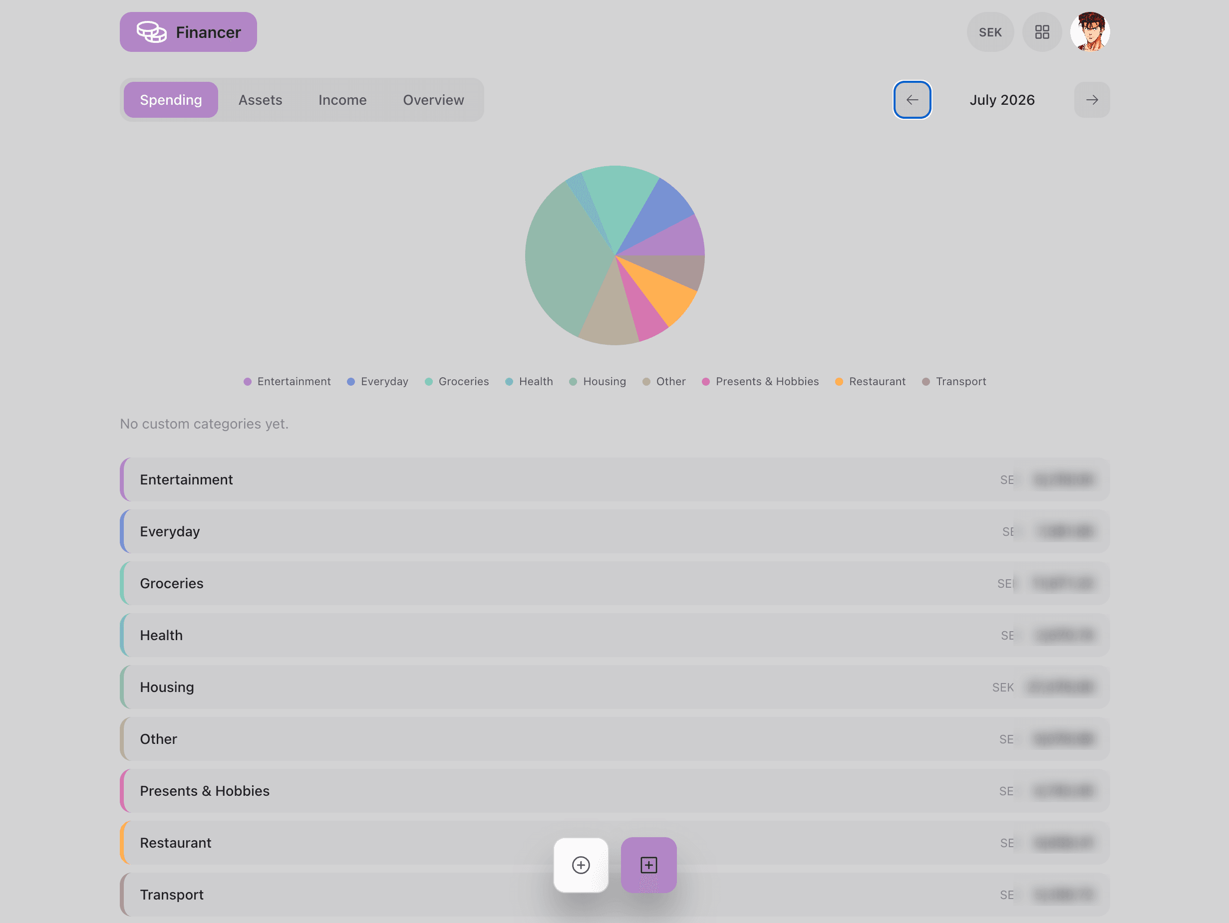 Financer screenshot 1